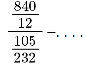 Division de fractions