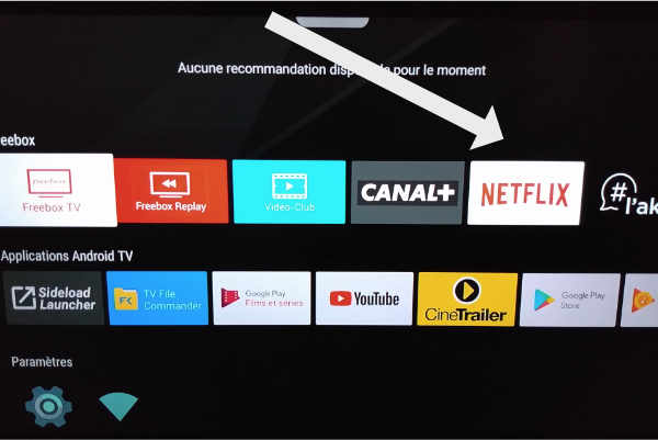 Netflix pour Freebox mini 4K